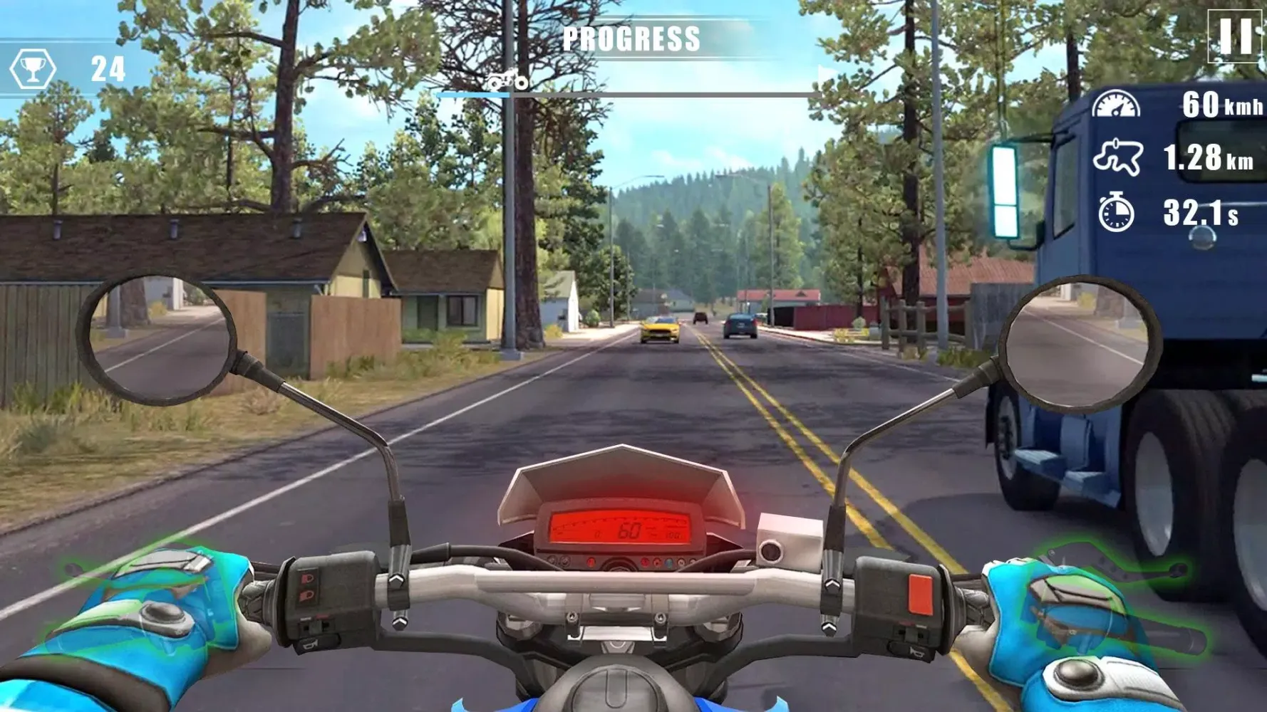 Moto Bike Race : Driving Car Screenshots