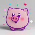 Charlie Pig's facial sticker