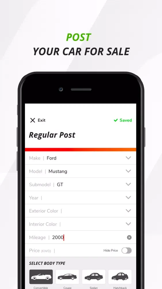 Mymotor app Screenshots