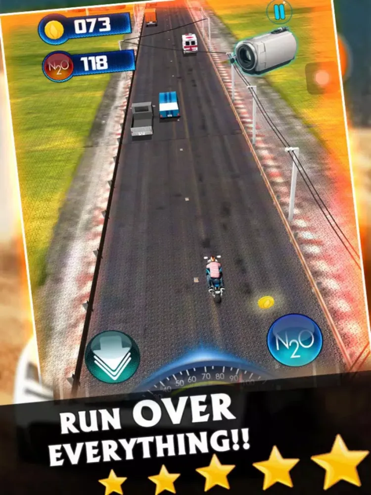 Captures d'écran de Moto City Racing: Extreme Game Speed iPad 
