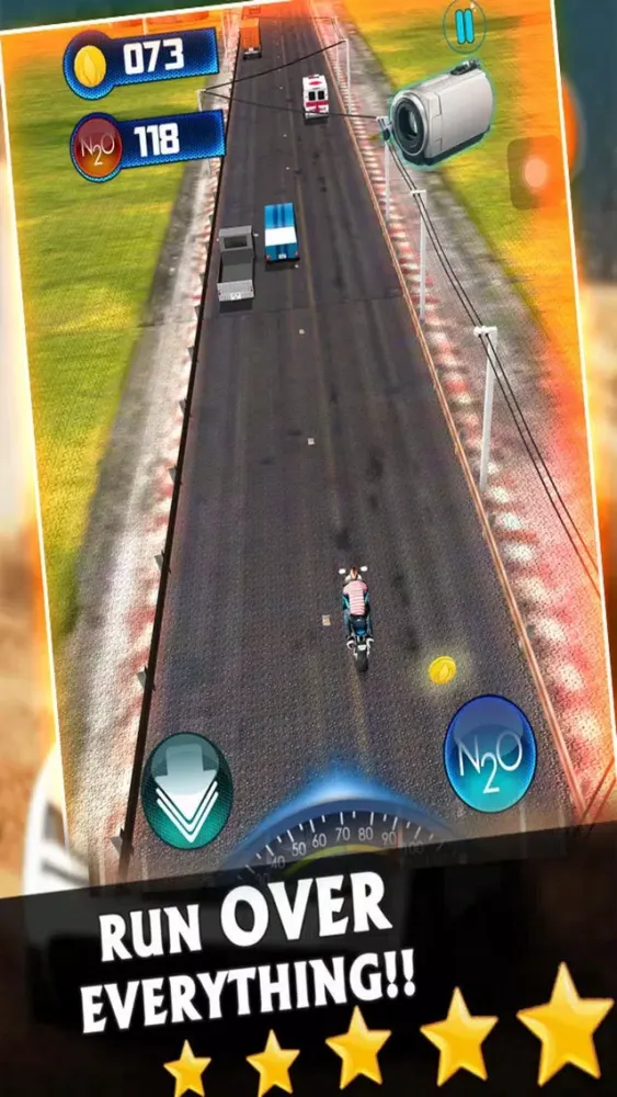 Captures d'écran de Moto City Racing: Extreme Game Speed