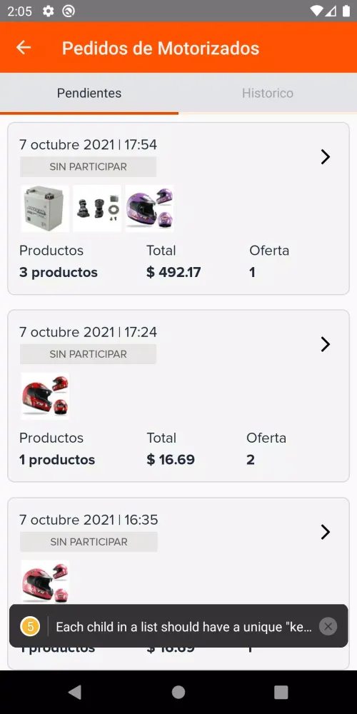 Ảnh chụp màn hình của Moxal Distribuidor
