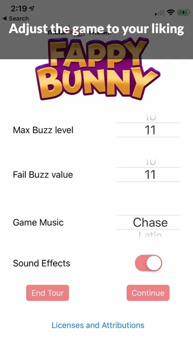 Tangkapan layar FappyBunny by Motorbunny