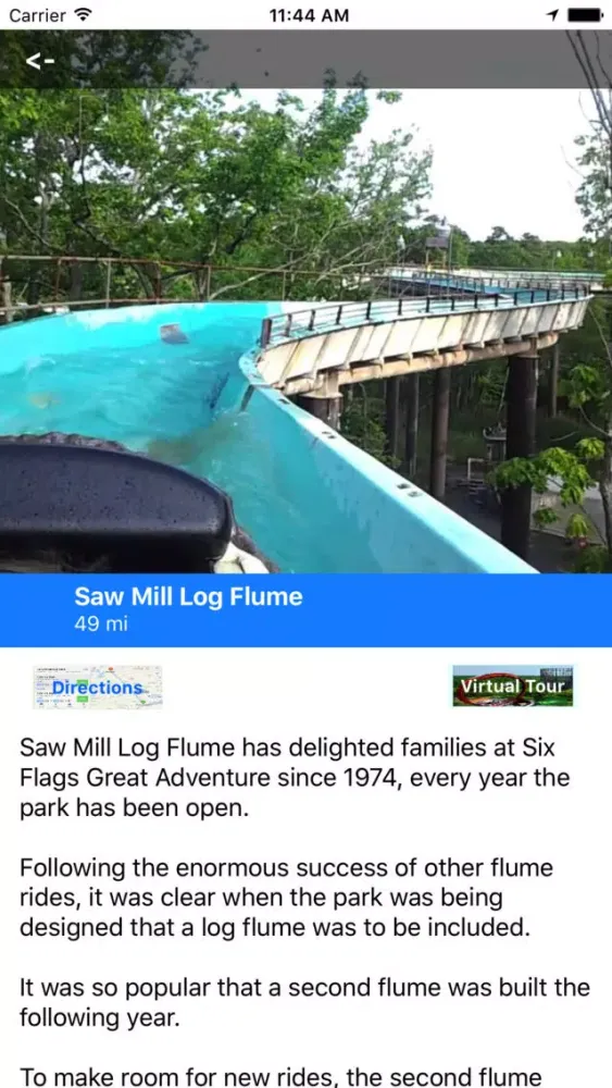 Capturas de tela do VR Guide: Six Flags, Great Adv