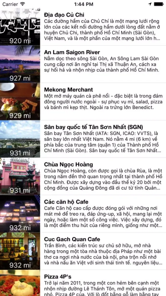 Tangkapan skrin Các MotorCo Hướng dẫn Hồ Chí Minh