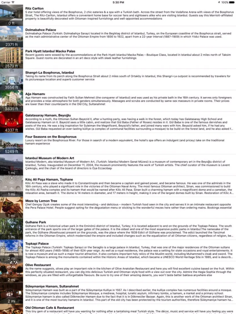 Captures d'écran de VR Guide: Istanbul iPad 