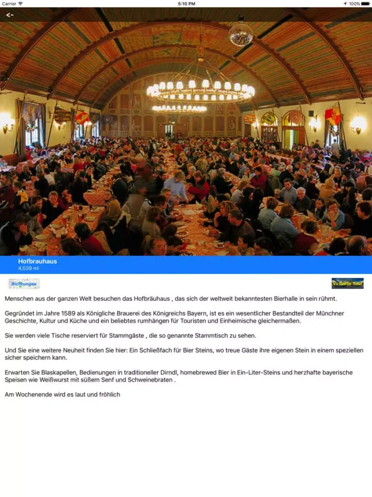 ภาพหน้าจอของ VR Führer: Oktoberfest iPad 