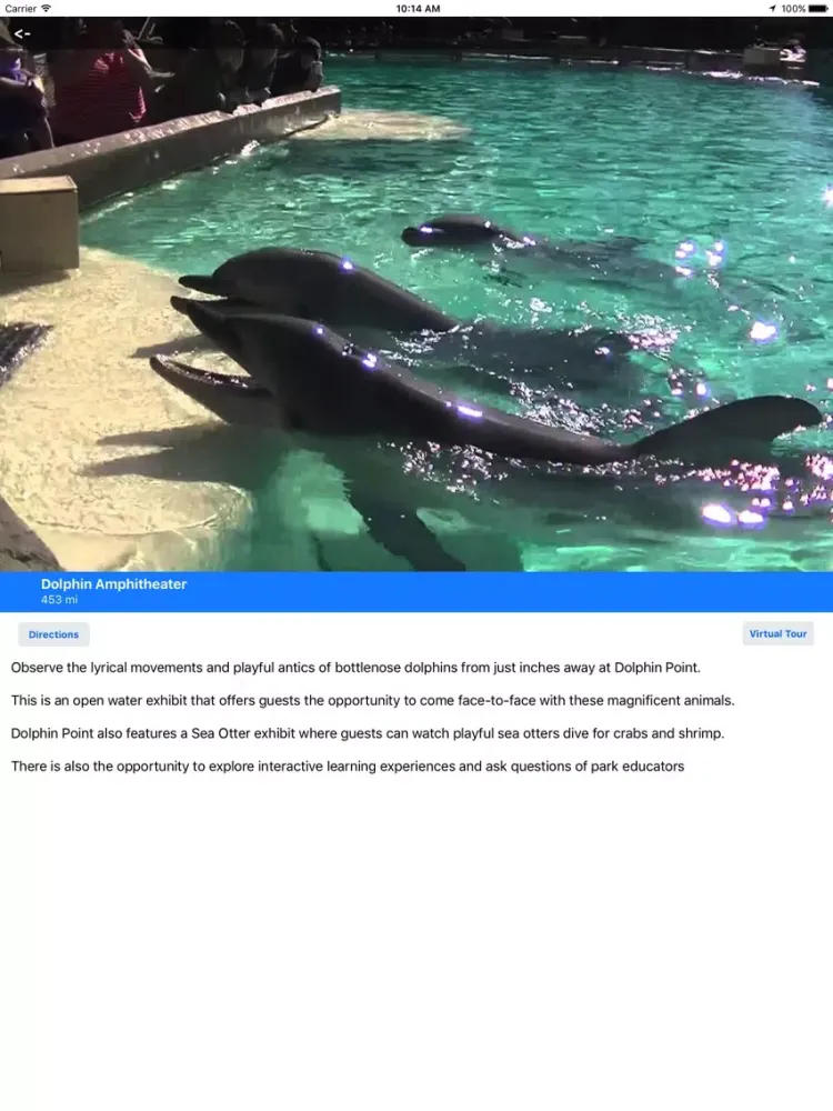 Ảnh chụp màn hình của VR Guide: SeaWorld San Diego iPad 