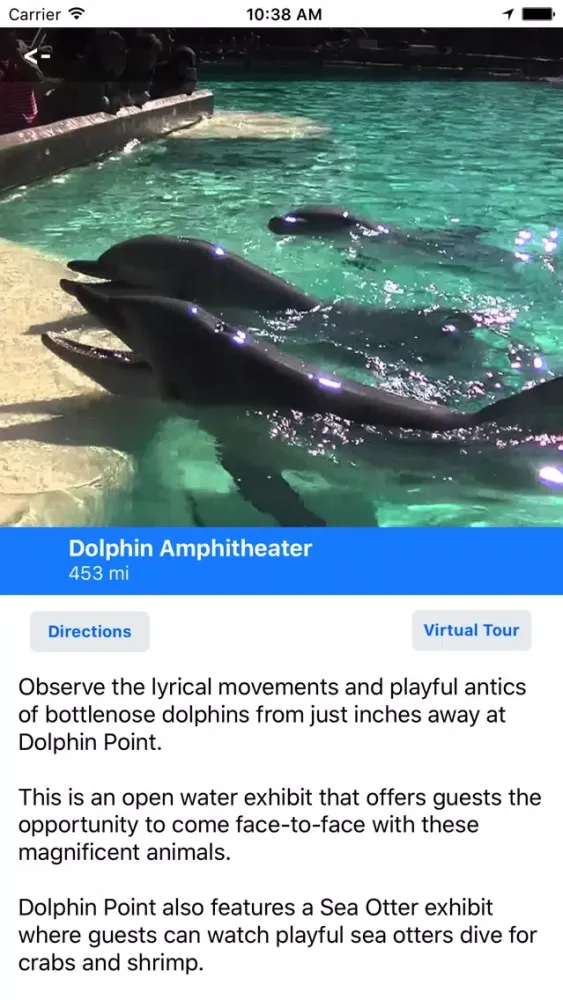 Ảnh chụp màn hình của VR Guide: SeaWorld San Diego