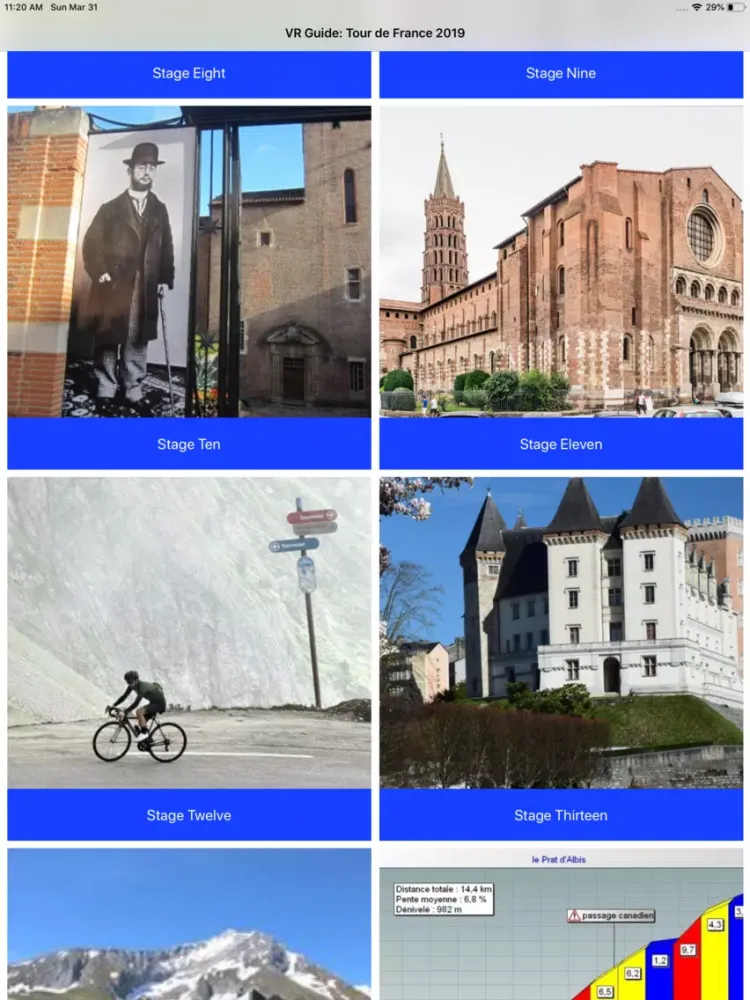 Capturas de tela do VR Guide: Tour de France 2019 iPad 