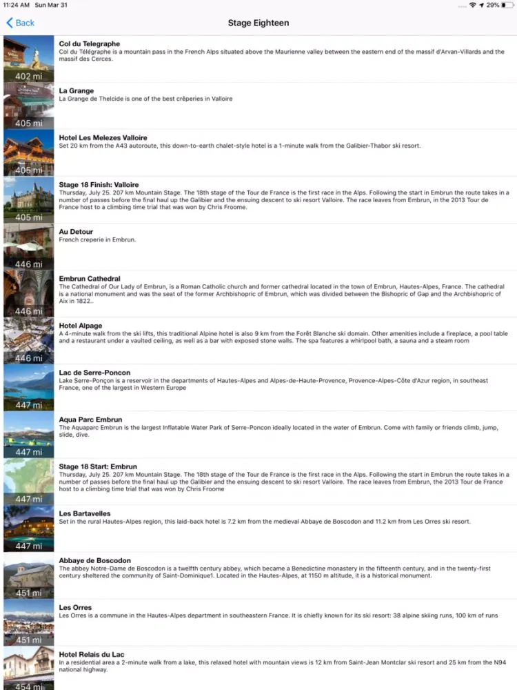 Capturas de tela do VR Guide: Tour de France 2019 iPad 