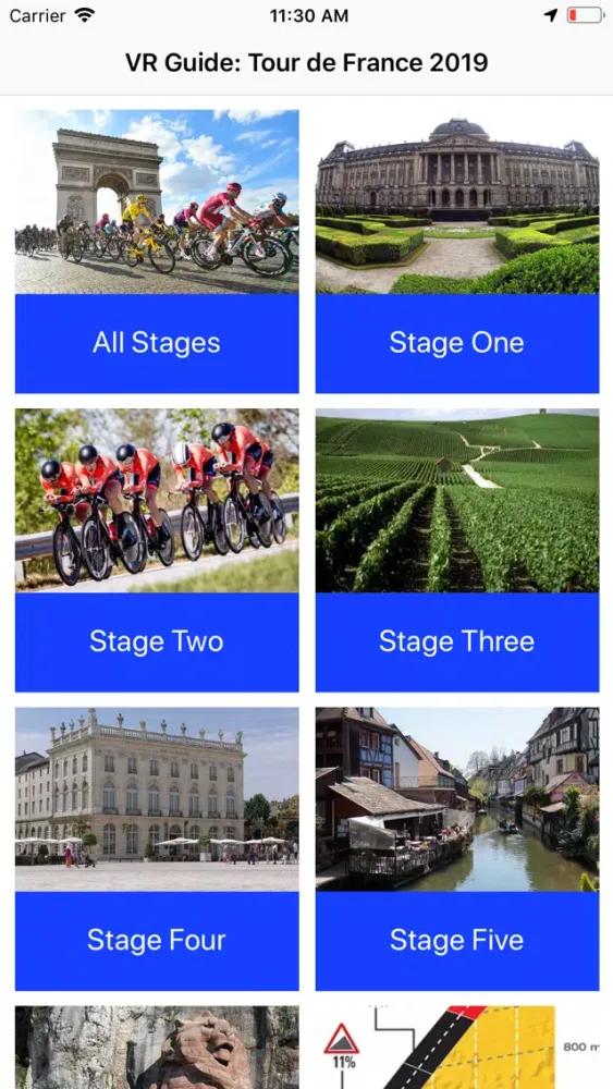 Capturas de tela do VR Guide: Tour de France 2019