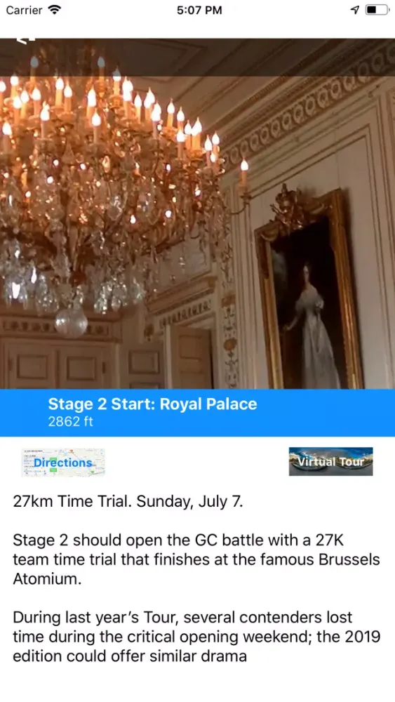 Capturas de tela do VR Guide: Tour de France 2019