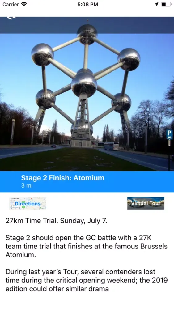 Capturas de tela do VR Guide: Tour de France 2019