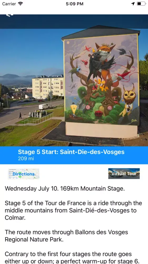 Capturas de tela do VR Guide: Tour de France 2019