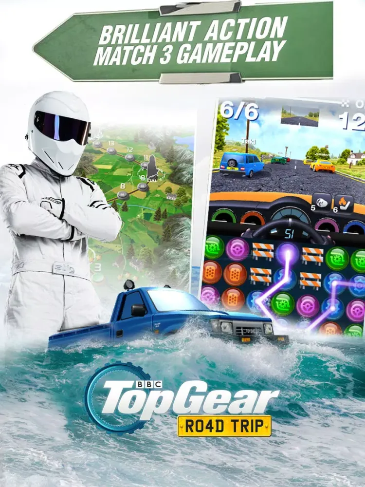 Top Gear: Road Trip - Puzzle iPad 应用截图