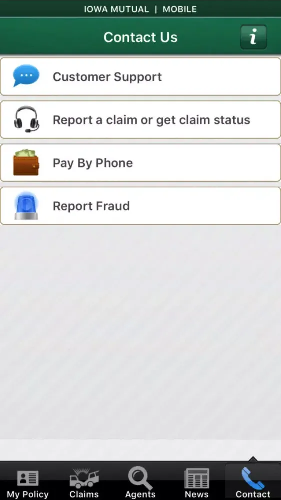 Capturas de tela do Iowa Mutual Mobile
