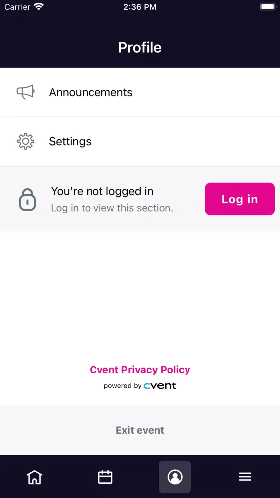 Motorola Solutions Events Screenshots