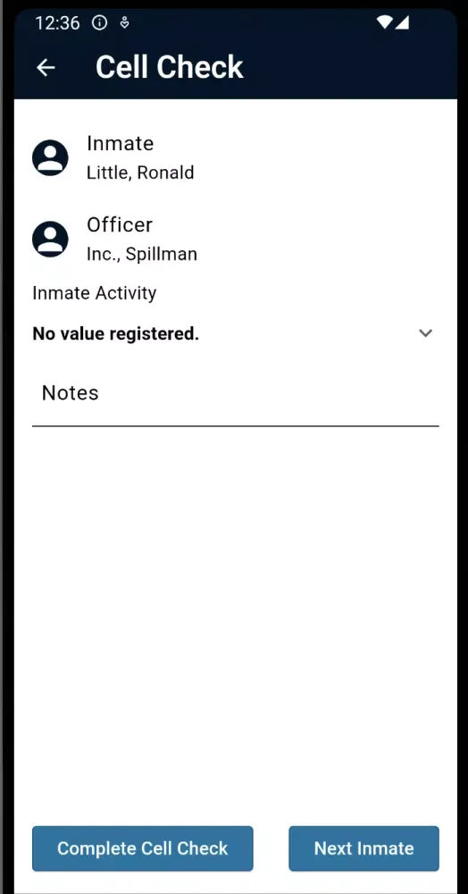 Tangkapan skrin Flex Jail Scanner