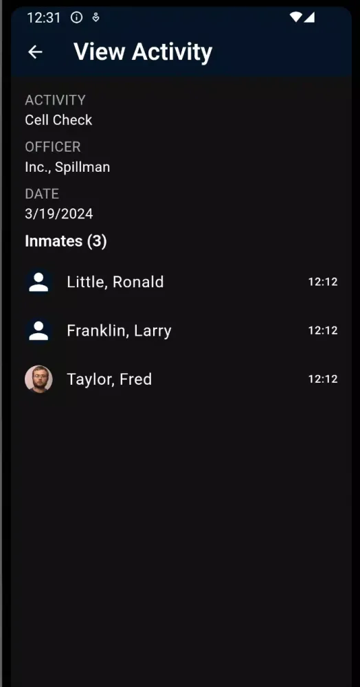 Tangkapan skrin Flex Jail Scanner