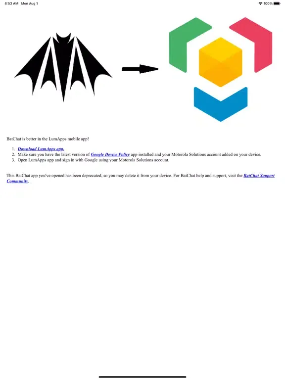 تصاویر BatChat iPad 