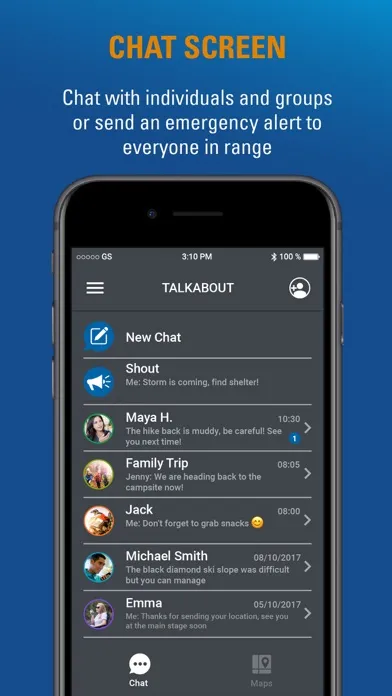 Скриншоты Motorola Talkabout