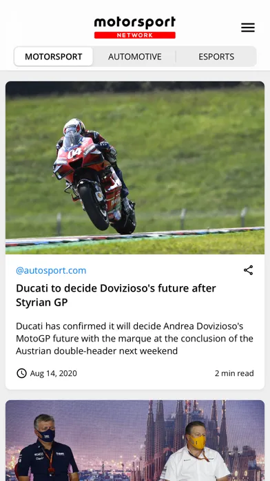 Motorsport Network Connect স্ক্রিনশট