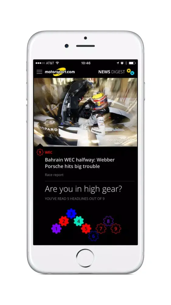 ภาพหน้าจอของ Motorsport.com News Digest