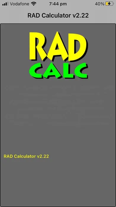 RAD Calc應用截圖