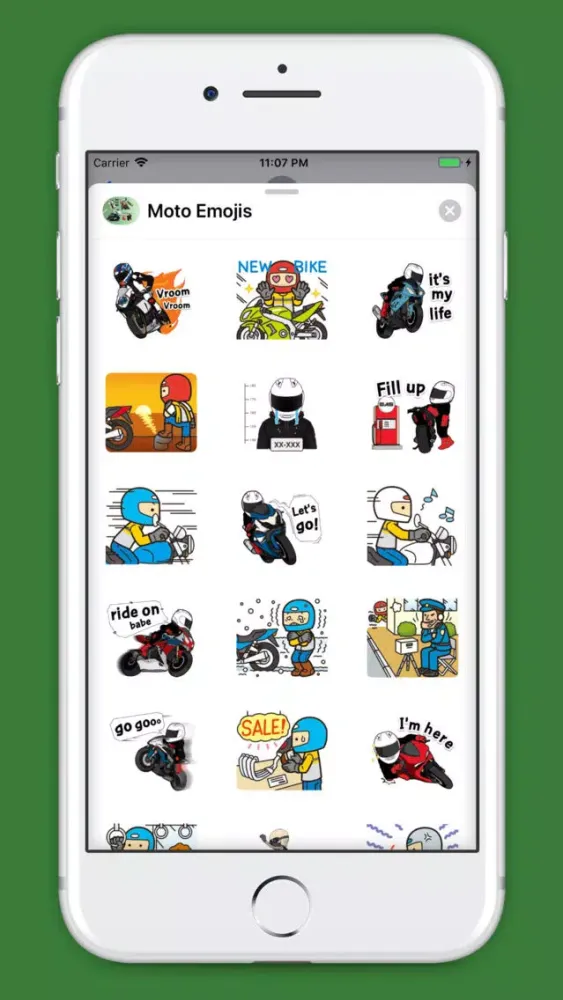 Moto Emojis Ekran Görüntüleri