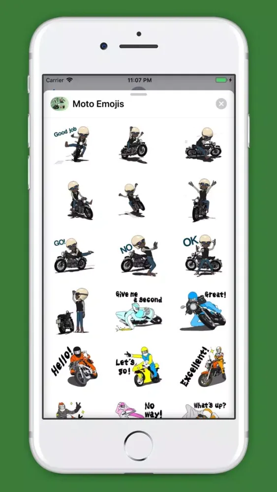 Moto Emojis Ekran Görüntüleri