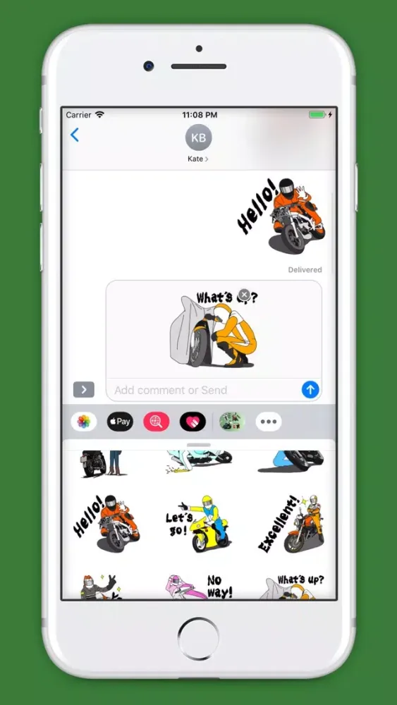 Moto Emojis Ekran Görüntüleri