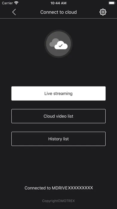 Tangkapan layar mDriveRecorder