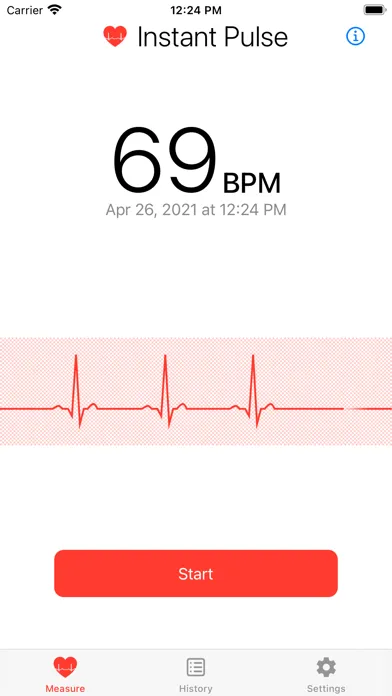 Tangkapan skrin Instant Pulse