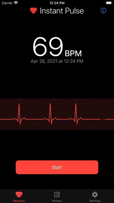 Tangkapan skrin Instant Pulse
