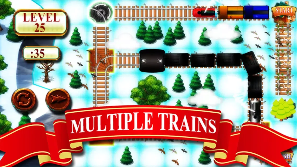 ภาพหน้าจอของ Rail Track Maze