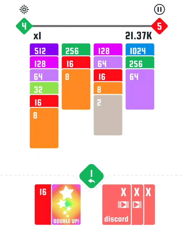 Tangkapan skrin 2048! Solitaire iPad 