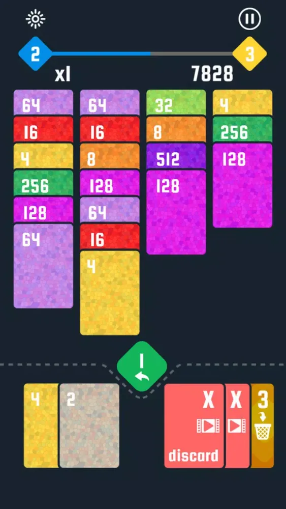 Tangkapan skrin 2048! Solitaire