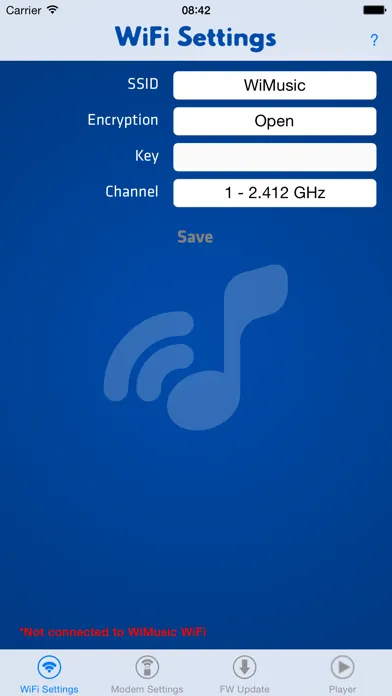 WiMusic سکرین شاٹس