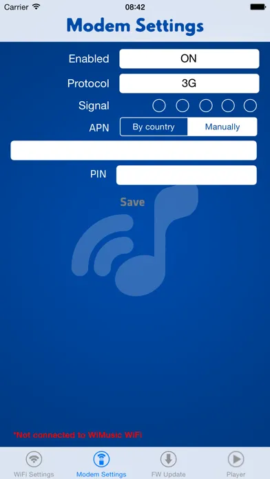 WiMusic سکرین شاٹس