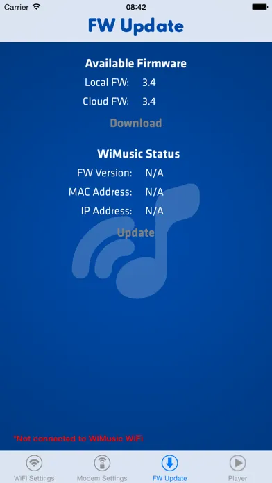 WiMusic سکرین شاٹس