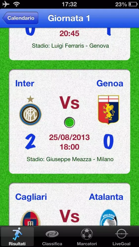 Live Goal App应用截图