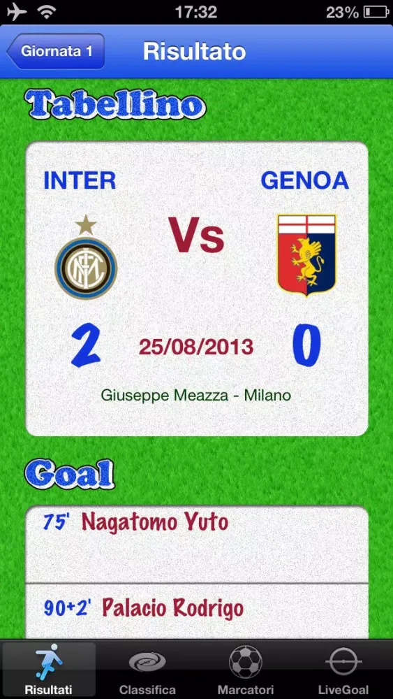 Live Goal App应用截图