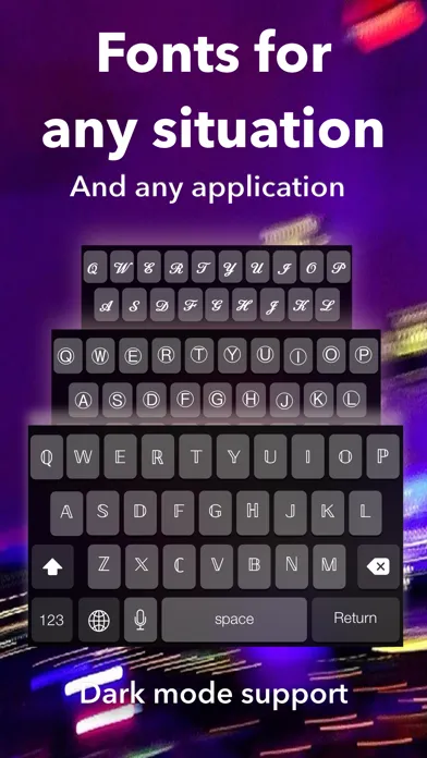 Captures d'écran de Fonts + Emoji Fancy Keyboard