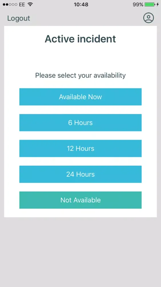 MOUK Response App Ekran Görüntüleri