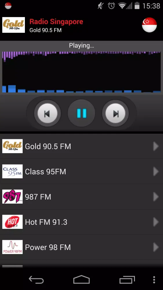 Capturas de pantalla de RADIO SINGAPORE