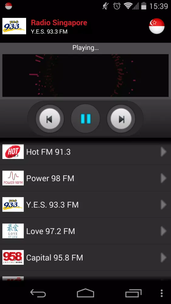 Capturas de pantalla de RADIO SINGAPORE