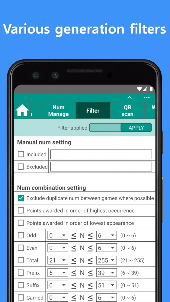 LottoApp Screenshots