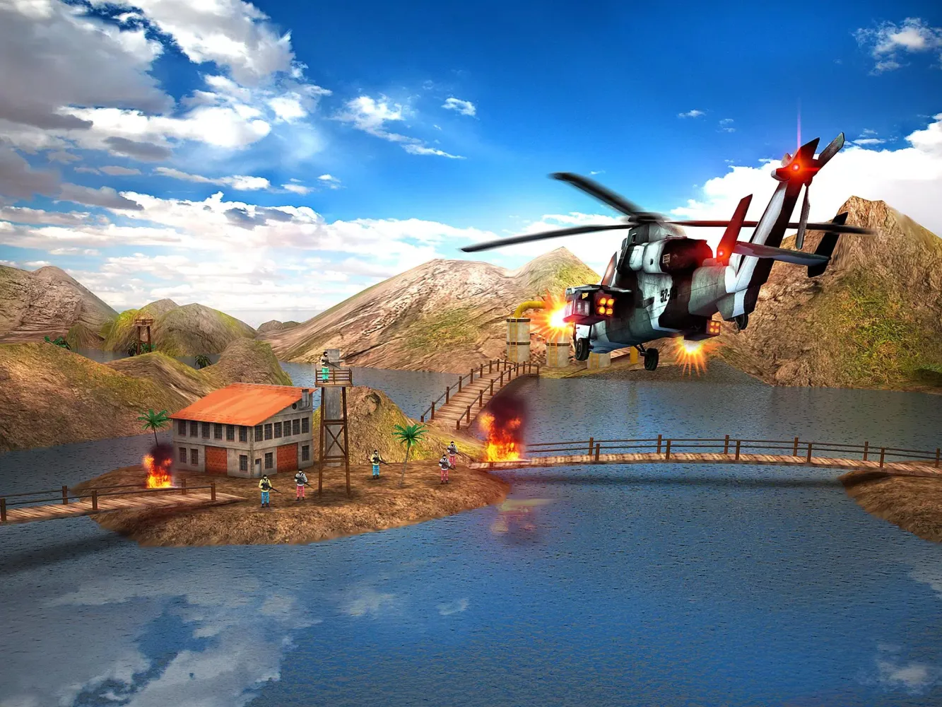 Gunship Counter Shooter 3D स्क्रीनशॉट