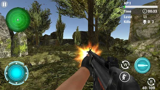 Capturas de tela do Mountain Sniper Shooting